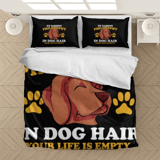 Philosophy Dog Hair Teacher Poetry Science Book Bedding Sets