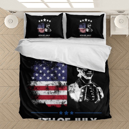 Happy 4th Of July Suck England George Washington Bedding Sets