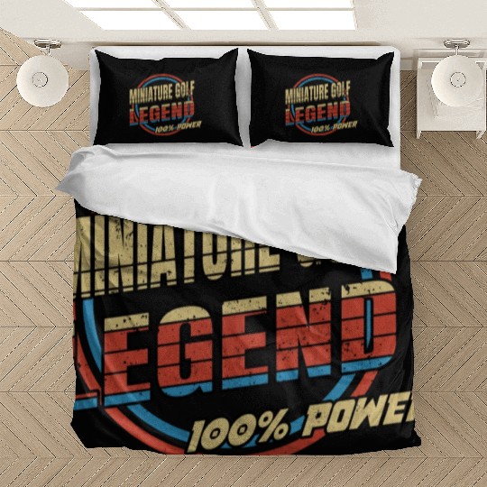 Miniature golf legend Bedding Sets