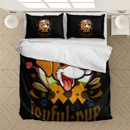 joyful pup Bedding Sets