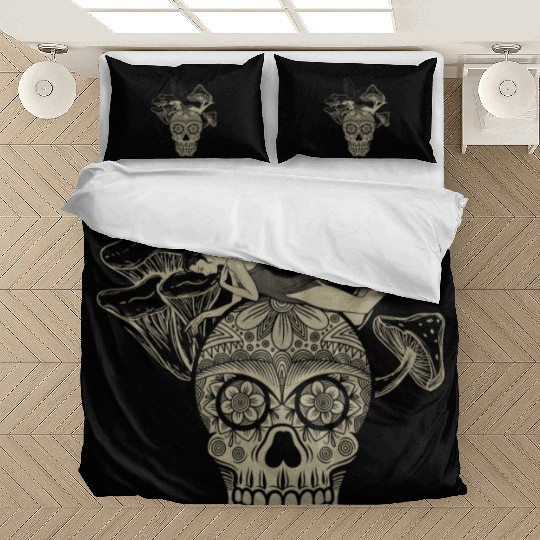 Fairy Bedding Sets, Fairycore Skull Skeleton And