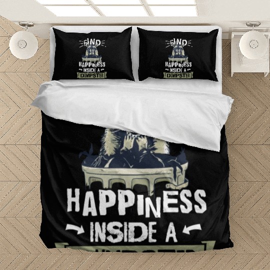 Raccoon Lover Trash Picking Dumpster Diving Trash Bedding Sets