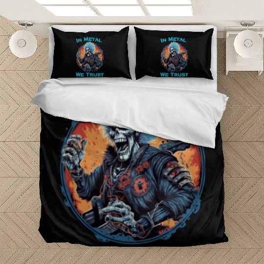 Embrace the power and passion of heavy metal with Bedding Sets