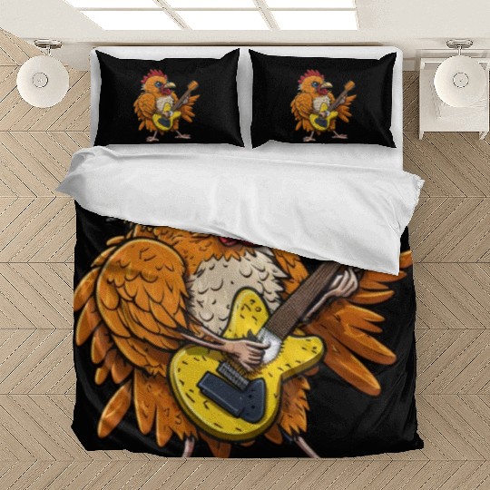 Groovy Cheese: Strumming to Cheesy Melodies Bedding Sets