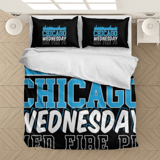 Chicago Wednesday Med Fire Pd Chicago yline Bedding Sets