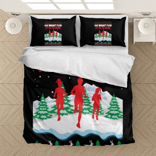 Oh W Fun Is It To Run Jogging Running Bedding Sets