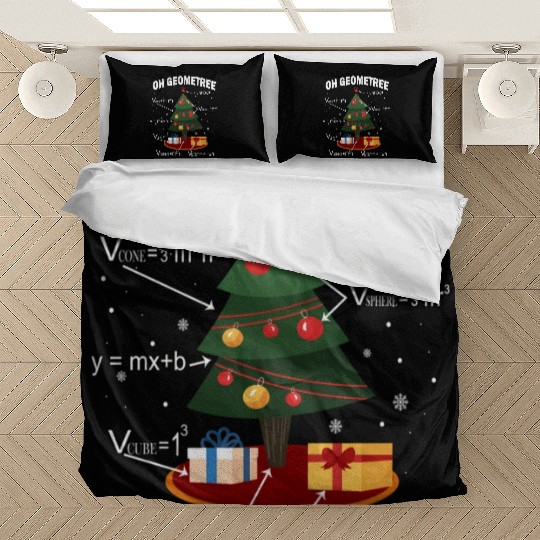 Math Geometree Tree Geometry Teacher Bedding Sets