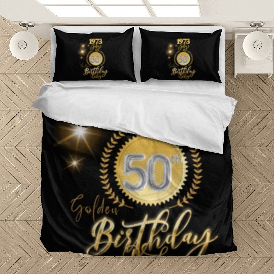 50th Birthday, July, 1973. Bedding Sets