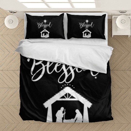 Christian Blessed Jesus Nativity Scene Faith Bedding Sets