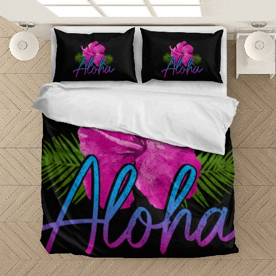 Aloha Hawaiian Islands Hawaii Surf Hibiscus Bedding Sets