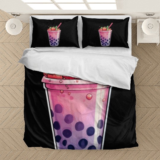 Boba Tea Design - Bubble Tea Bedding Sets