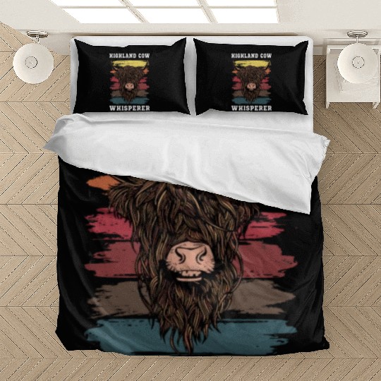 Highland Cow Whisperer Bedding Sets