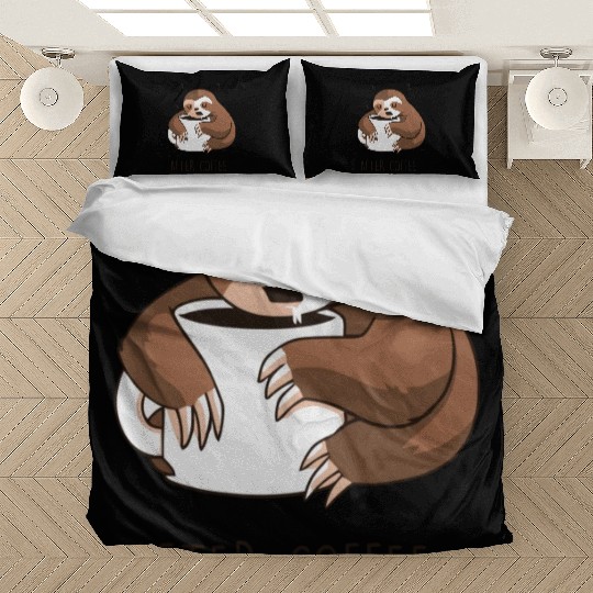 After Coffee Sloth Bedding Sets