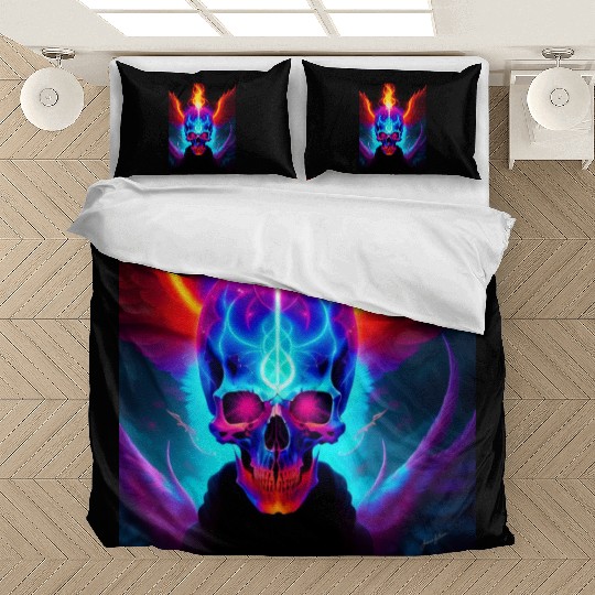 Psyschedelic Skull Blazer Bedding Sets