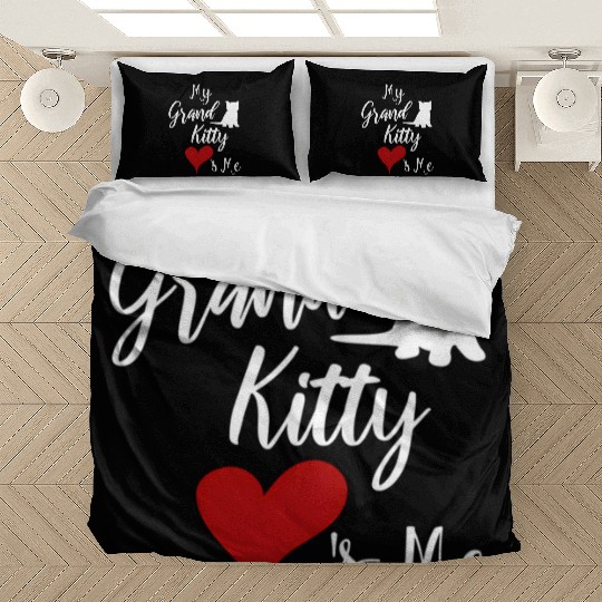 My Grandkitty Loves Me Grandma Of Cats Or Kittens Bedding Sets