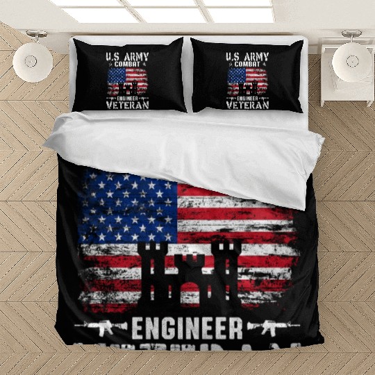 US Army Combat Engineer Veteran Bedding Sets