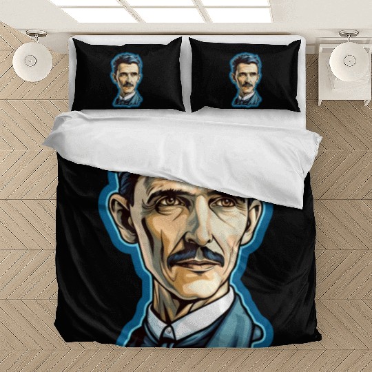 Nikola Tesla Physics Nerd Geek Bedding Sets
