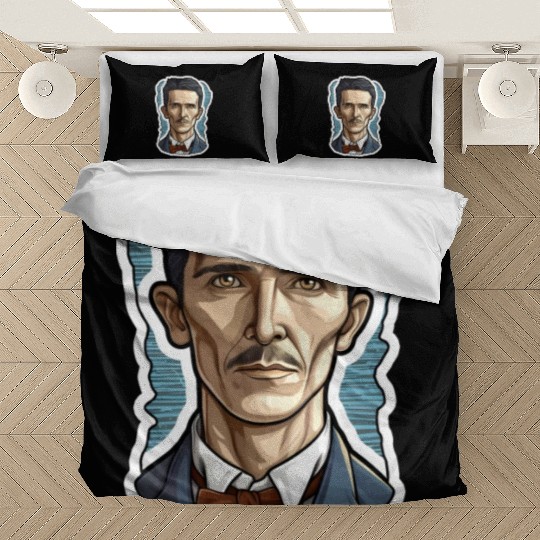 Nikola Tesla Physics Nerd Geek Bedding Sets