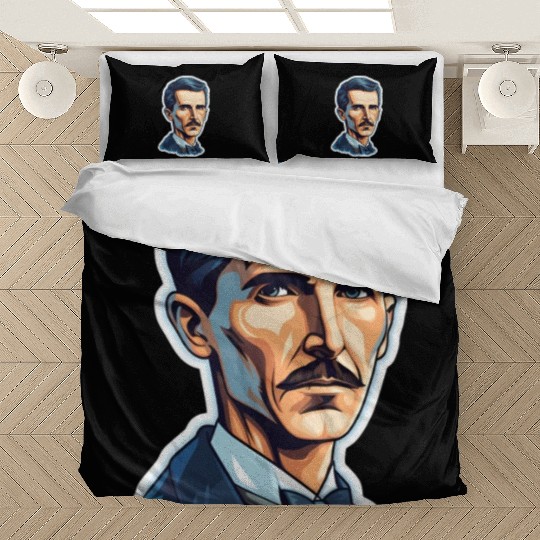Nikola Tesla Physics Geek Nerd Bedding Sets