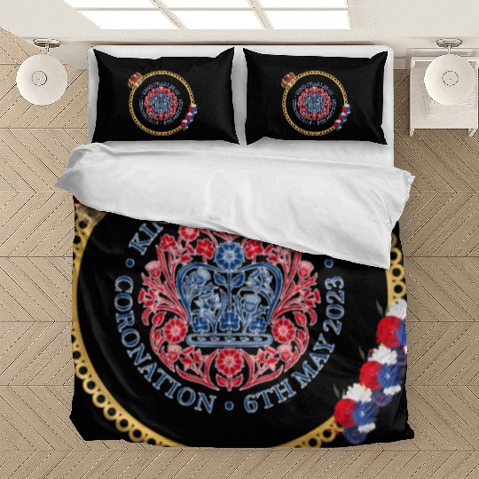 King Charles Iii British Monarch Royal Coronation Bedding Sets