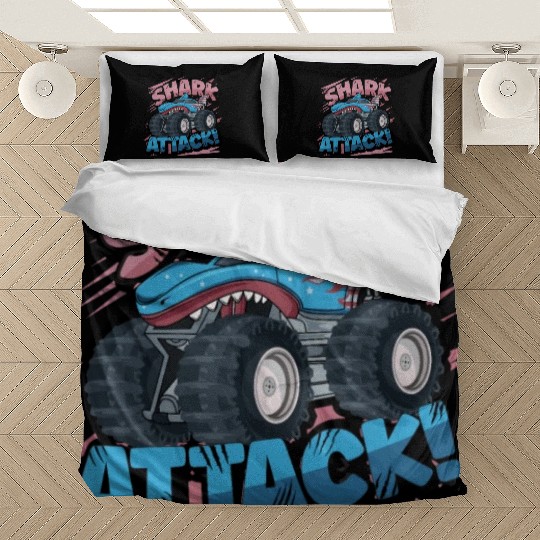 Monster Truck Shark Attack Week 2023 Bedding Sets