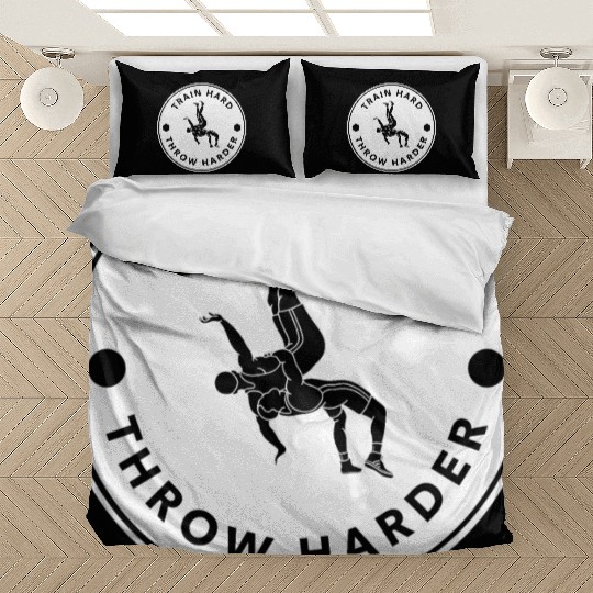 Judo train hard throw harder Bedding Sets
