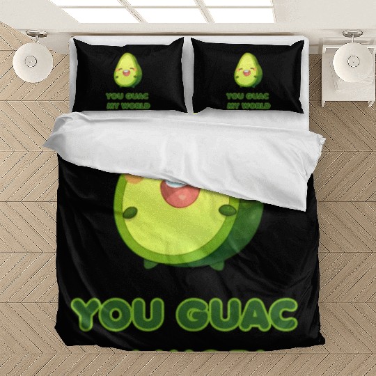 You Guac My World cute avocado Bedding Sets