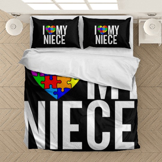 I Love My Niece Bedding Sets