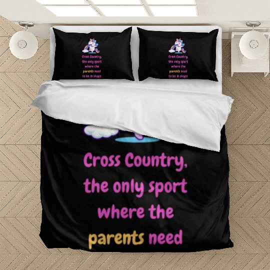 High School Running Bedding Sets, Cross Country Parent,