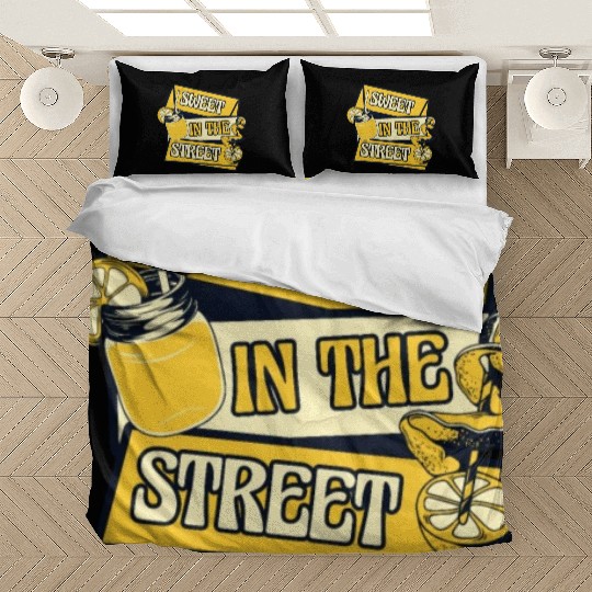 Sweet In The Street Lemon Juice Business Lemonade Bedding Sets