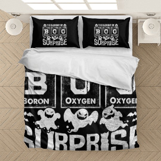 Halloween T Funny Boo The Element Of Surprise Bedding Sets