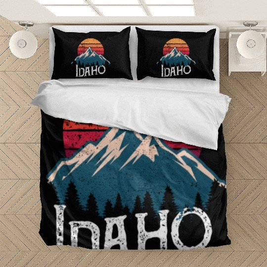 Idaho Id Moains Outdoor Wildness Bedding Sets