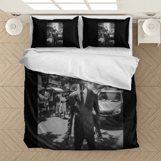 Mysterious Alien in a Suit: Photo Rio de Janeiro Bedding Sets