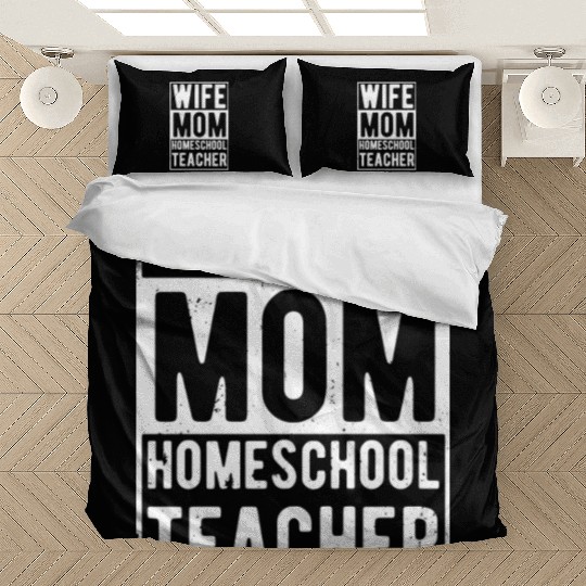 Wife Mom Homeschool Teacher Bedding Sets