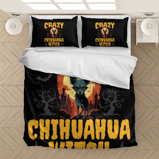 Chihuahua Halloween Puppy Trick Or Treat Dog Lover Bedding Sets