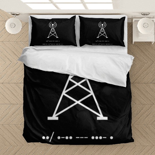 Amateur Ham Radio Morse Code Bedding Sets
