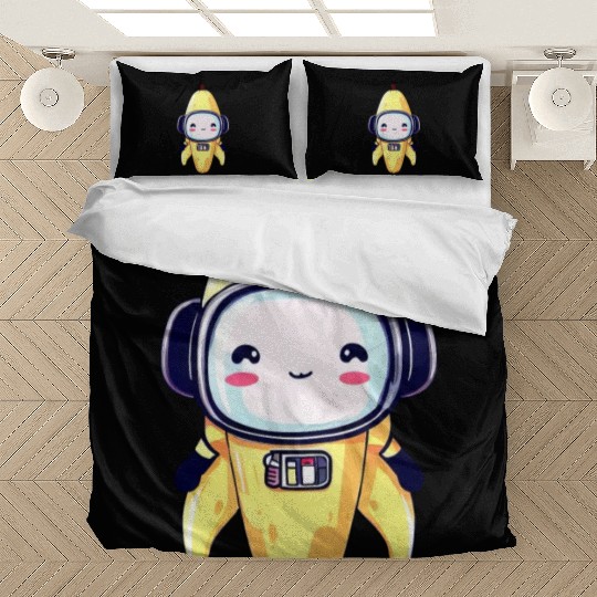 Kawaii Banana - Cyborg, Robot, Astronaut, Bedding Sets
