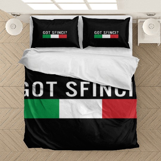 Saint Joseph's Day Bedding Sets, Sfinci Italy Flag Bedding Sets,