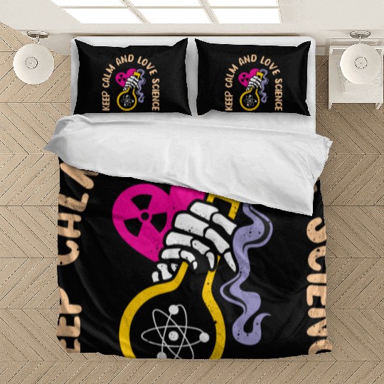 Keep Calm And Love Science Bedding Sets
