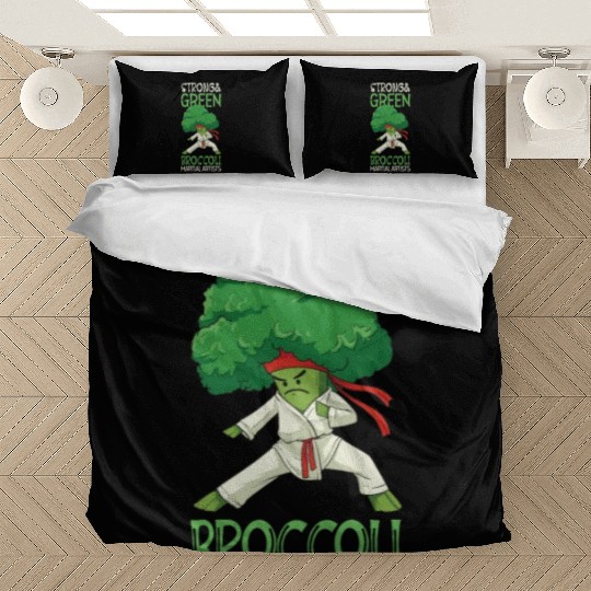 Broccoli Martial Arts Karate MMA Boxing Kicks Bedding Sets