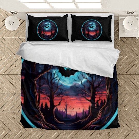 Bats Bat Fruit Bats Halloween Bedding Sets