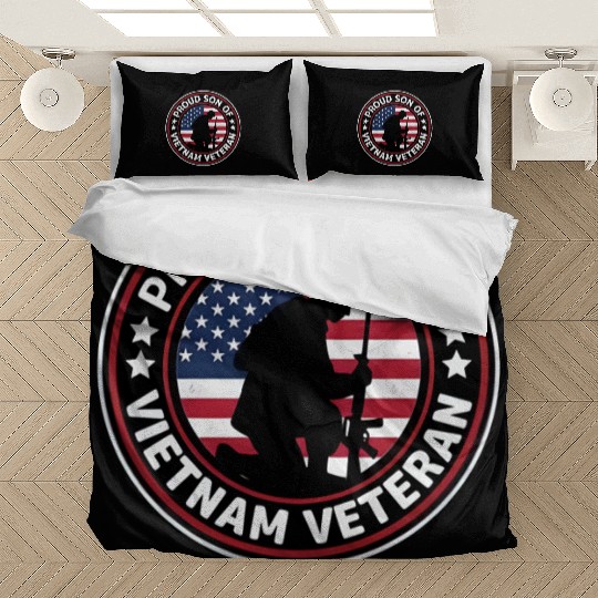 Proud son of Vietnam veteran Bedding Sets