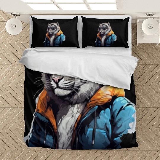 Street Style Snow Leopard | Leopard Lovers Bedding Sets