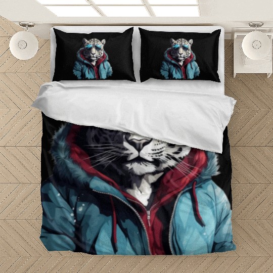 Street Style Snow Leopard | Leopard Lovers Bedding Sets
