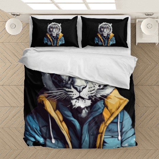 Street Style Snow Leopard | Leopard Lovers Bedding Sets