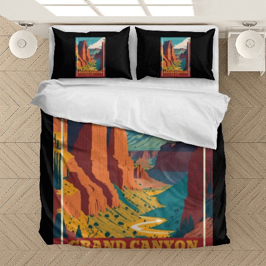 Grand Canyon National Park Arizonna Vintage Bedding Sets