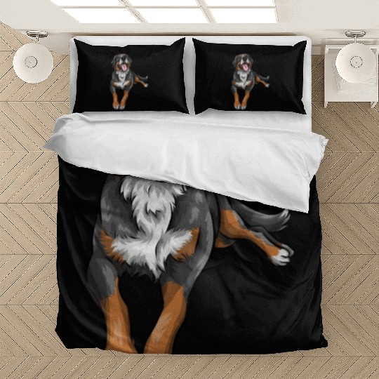 Cute Bernese Mountain Dog Bedding Sets