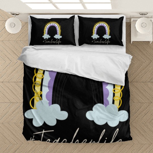 Teacher Life Kindergarten Teacher Appreciation Bedding Sets