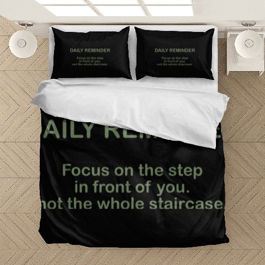 Daily Reminder Quote For An Affirmation Humanity Bedding Sets