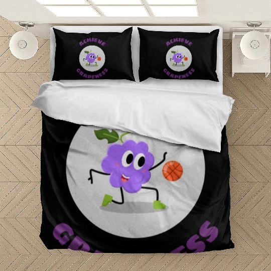 Achieve Grapeness Grape Pun Bedding Sets